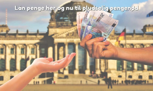 Lån penge her og nu til pludselig pengenød